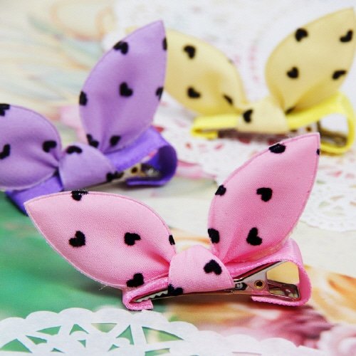 문펫 러블리 하트 집게