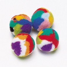 펫모닝 캣닢 멀티 컬러 폼폼볼 4개입