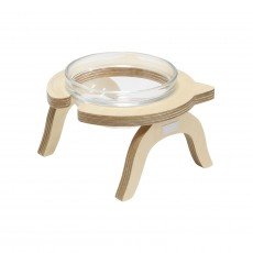 제프리공방 강아지 원목 물그릇 수반 소형 프리미엄 (물그릇 포함)