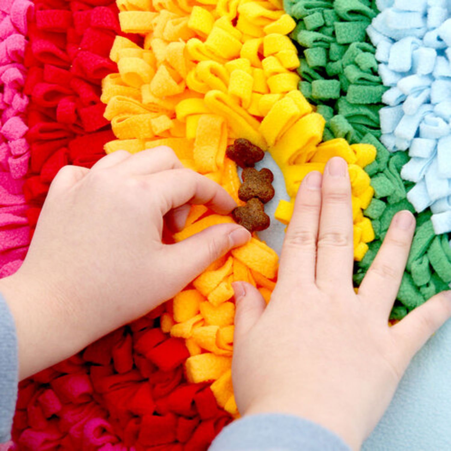 애구애구 분리불안 노즈워크 열기구