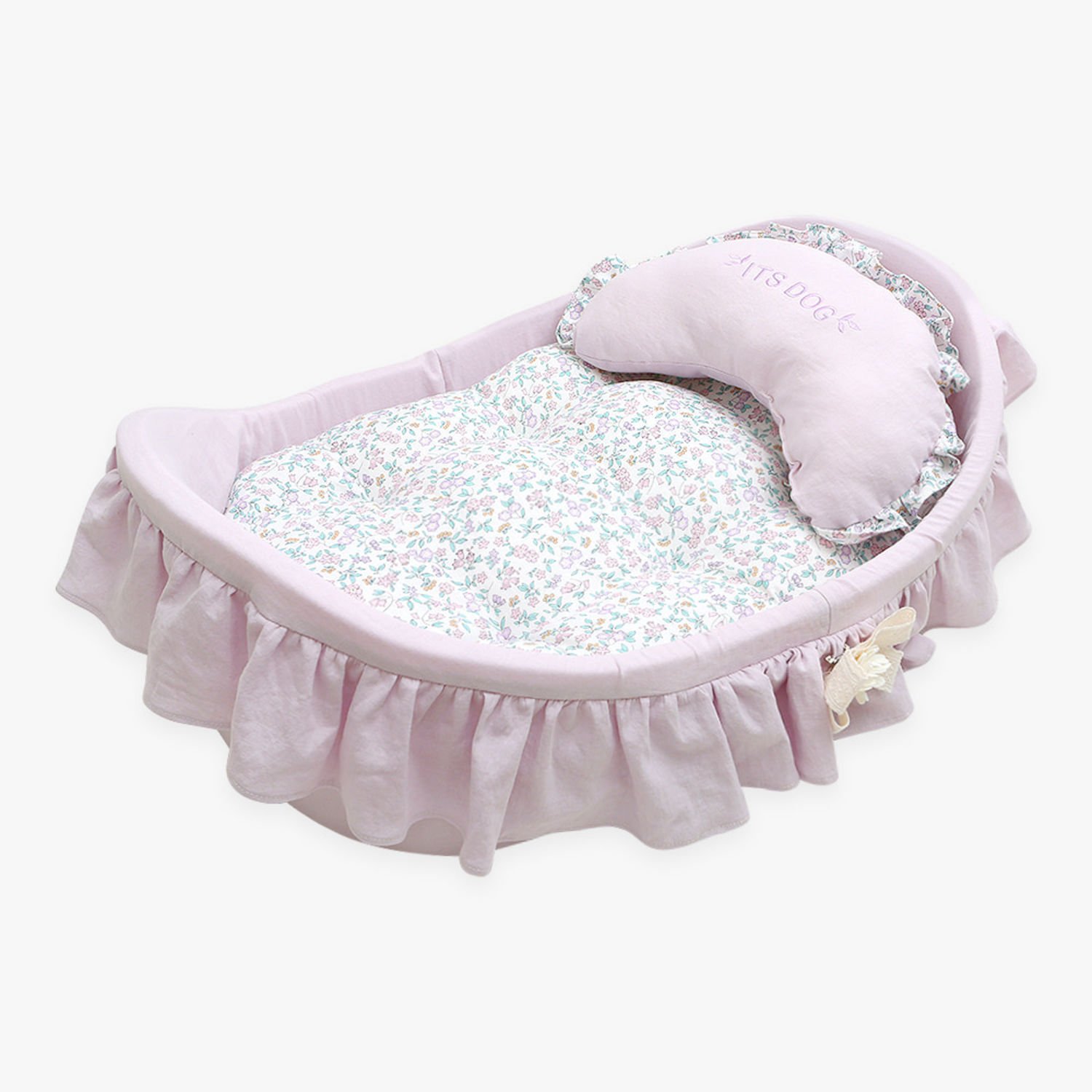 이츠독 플로라 가든 요람 베드 바이올렛 M사이즈