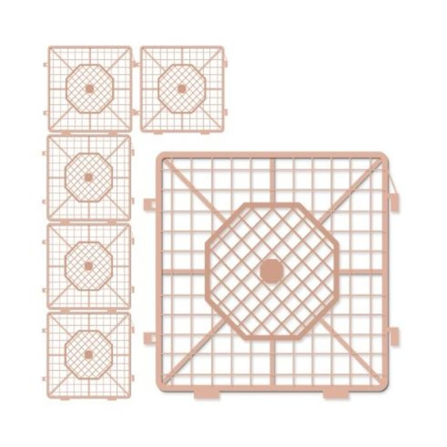 웁스 매직울타리 대형 인디핑크 6P