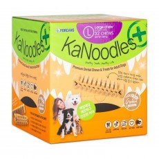 [170g 본품 추가증정] 포켄스 카누들 기능성 강아지 덴탈껌 필로팩 L 중대형견용 680g 1박스 32개입