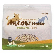 미아오 꼬꼬 큐브 동결건조 닭가슴살 1kg